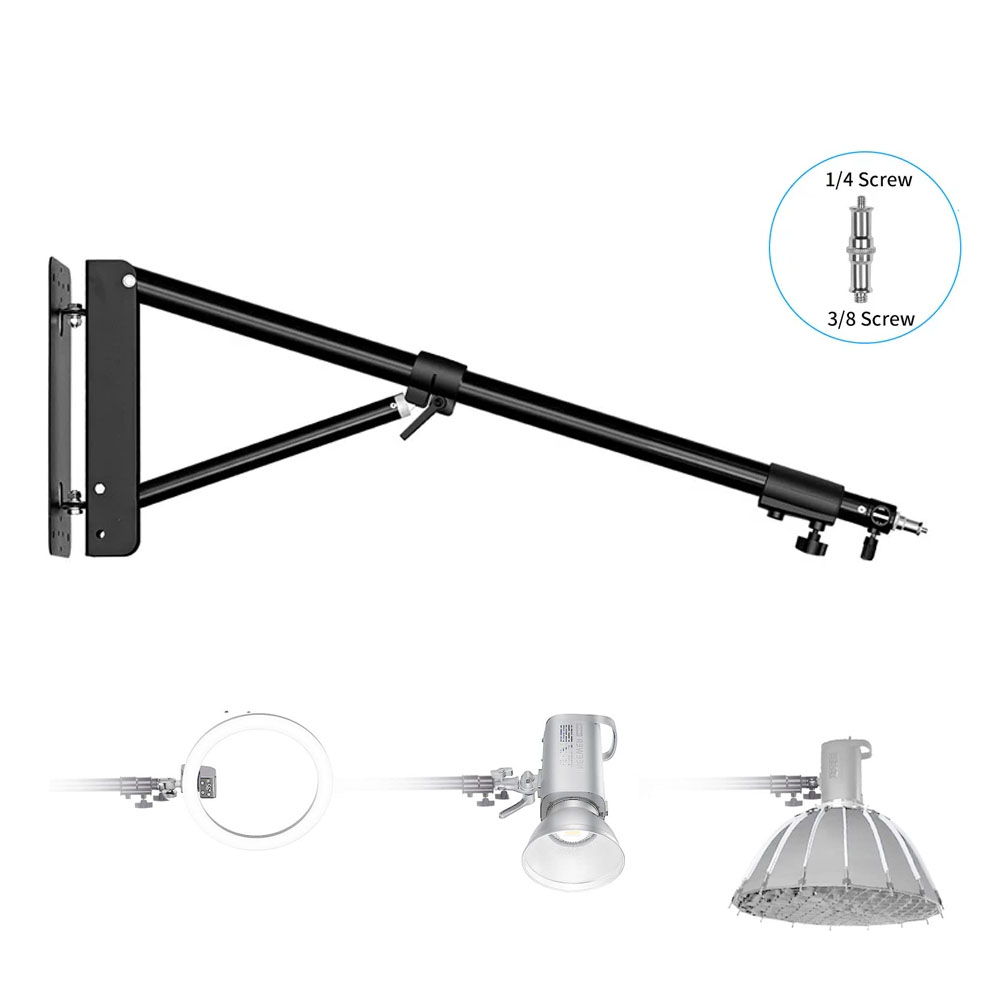 Photography Umbrella Lights - 100/135/170 cm Duvara Montaj Üçgen Bom