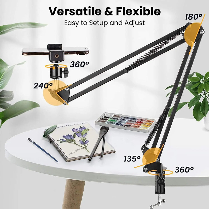 Photography Online - Esnek Kollu Telefon Standı Tripod, Katlanabilir