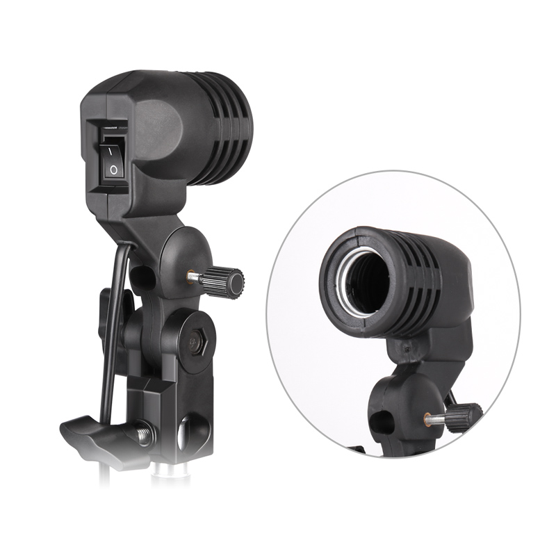 Photography Umbrella Lights - 1.8m kablo kordonu ampul standı E26