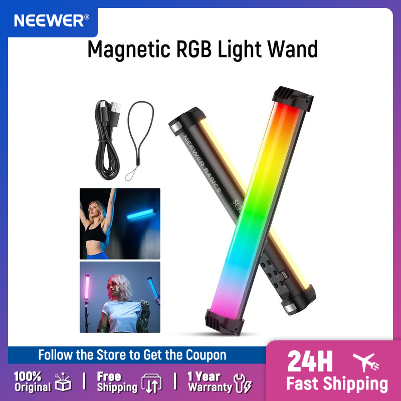 Photography Umbrella Lights - NEEWER Basics 12 inç Manyetik RGB