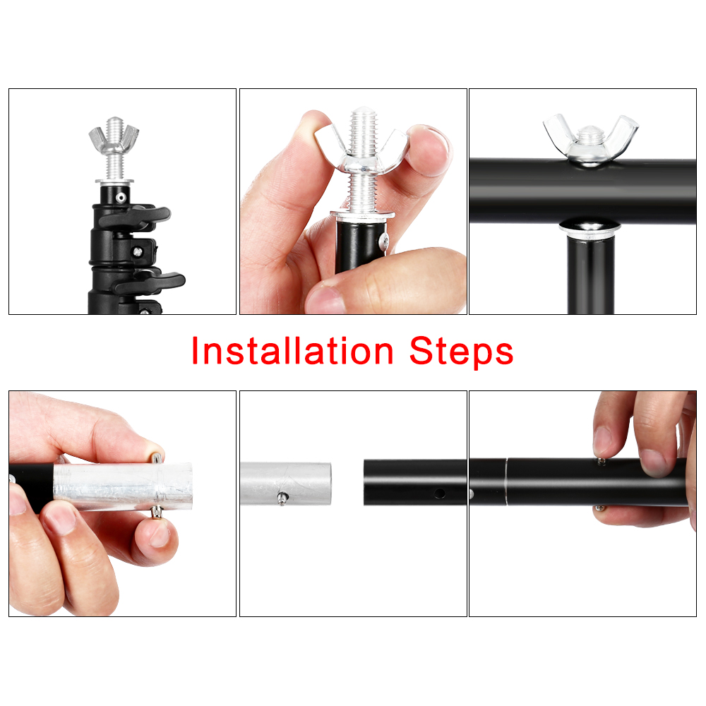 Fotoğrafçılık T-şekilli Arka P - Backdrop Stand Kit incelemesi ve fiyatı