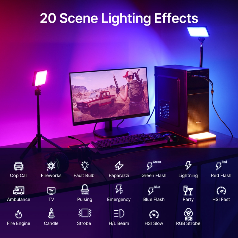 Ulanzi LT002 7 inç cep LED Vid - Photography Umbrella Lights incelemesi ve fiyatı