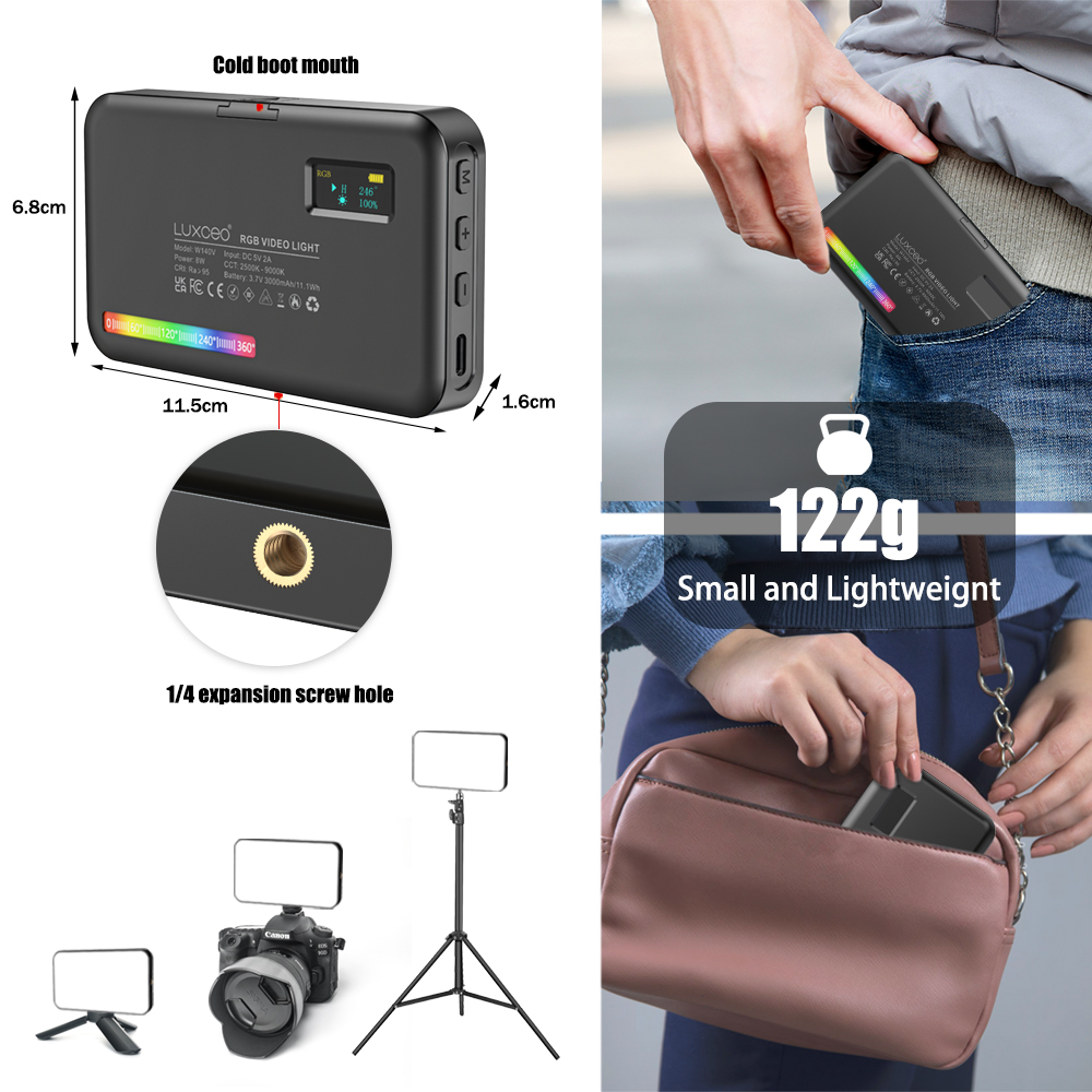 LUXCEO V10 PRO Video Işığı RGB - Photography Umbrella Lights incelemesi ve fiyatı