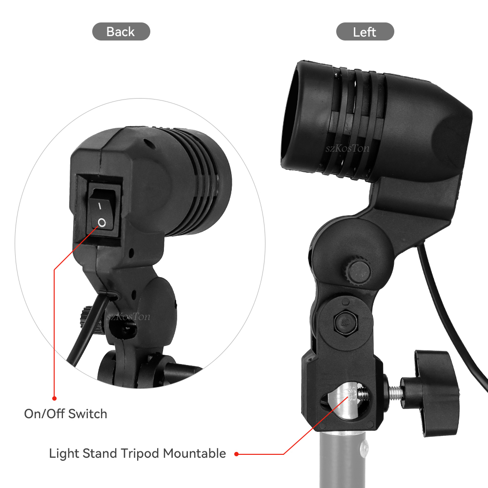 Tek Kafa Ampul Tutucu E27 Soke - Photography Umbrella Lights incelemesi ve fiyatı