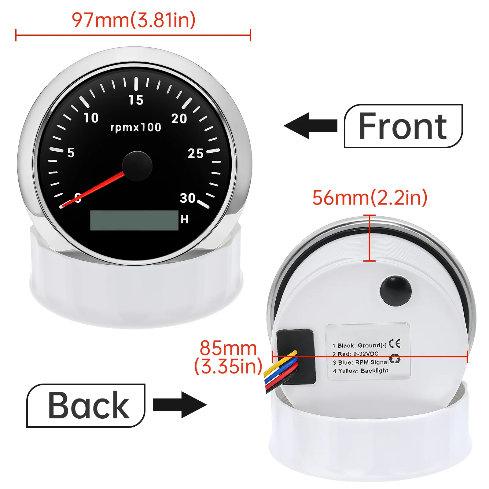 85MM LCD Saat Göstergeli Takom - Light Meter Incident incelemesi ve fiyatı