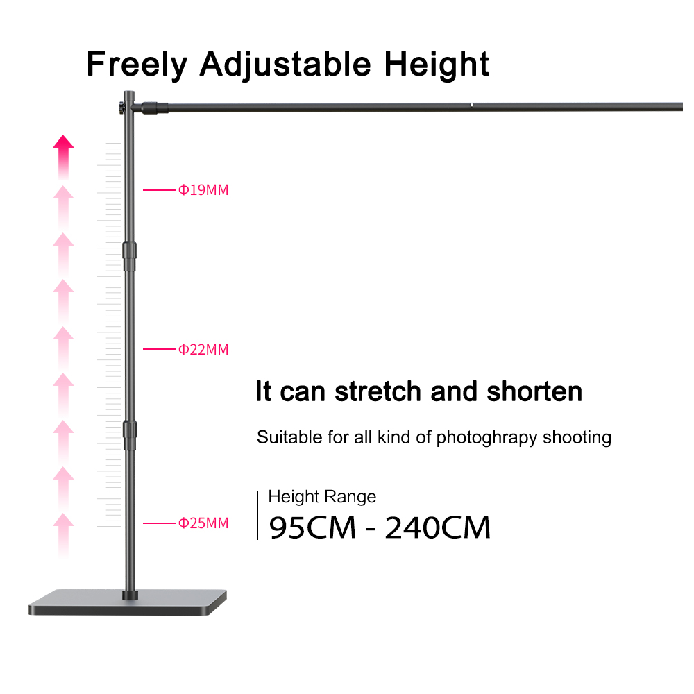 2.4X3M Ağır Hizmet Tipi Arka P - Backdrop Stand Kit incelemesi ve fiyatı