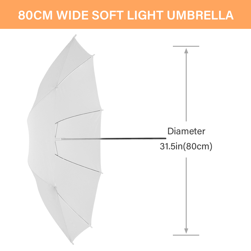 76 * 80cm X4 Şeffaf Beyaz Işık - Photography Umbrella Lights incelemesi ve fiyatı