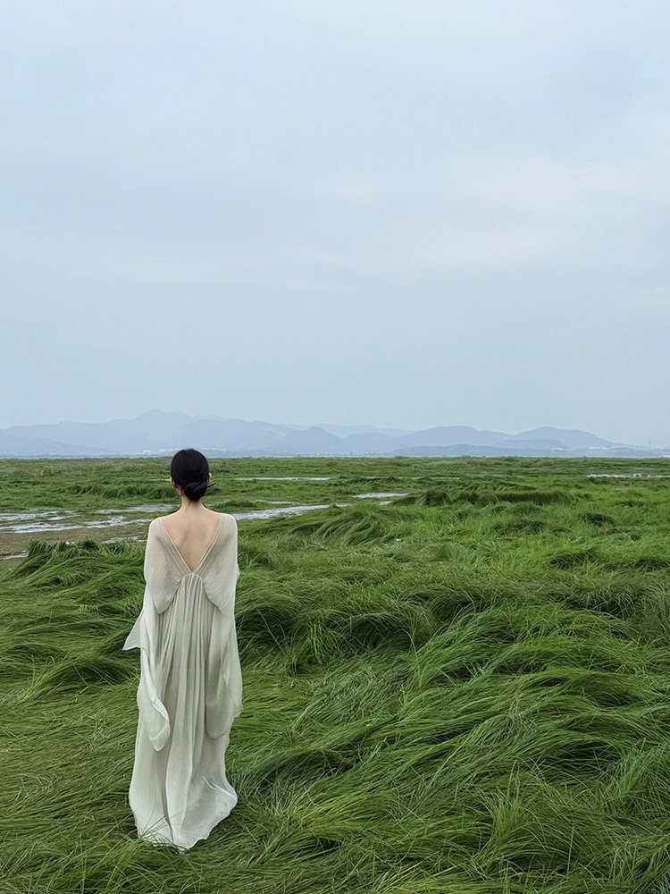 Yeni Çin Tarzı Bol Uzun Elbise - Photography Zen incelemesi ve fiyatı
