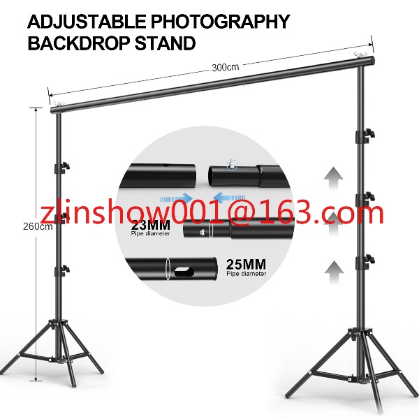 Fotoğraf Stüdyosu Ekipmanları  - Backdrop Stand Kit incelemesi ve fiyatı