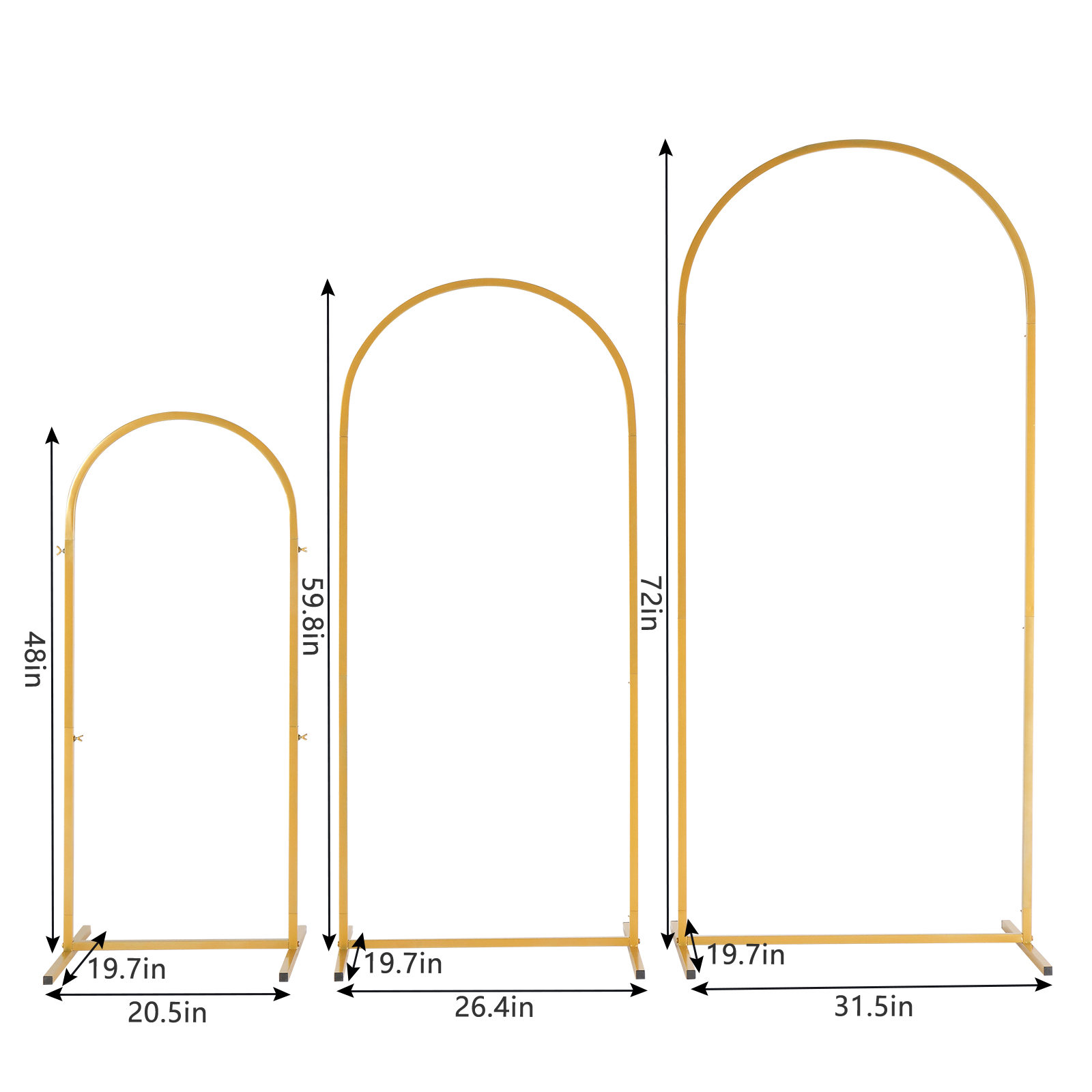 3'lü Paket Altın Metal Kemer K - Backdrop Stand Kit incelemesi ve fiyatı