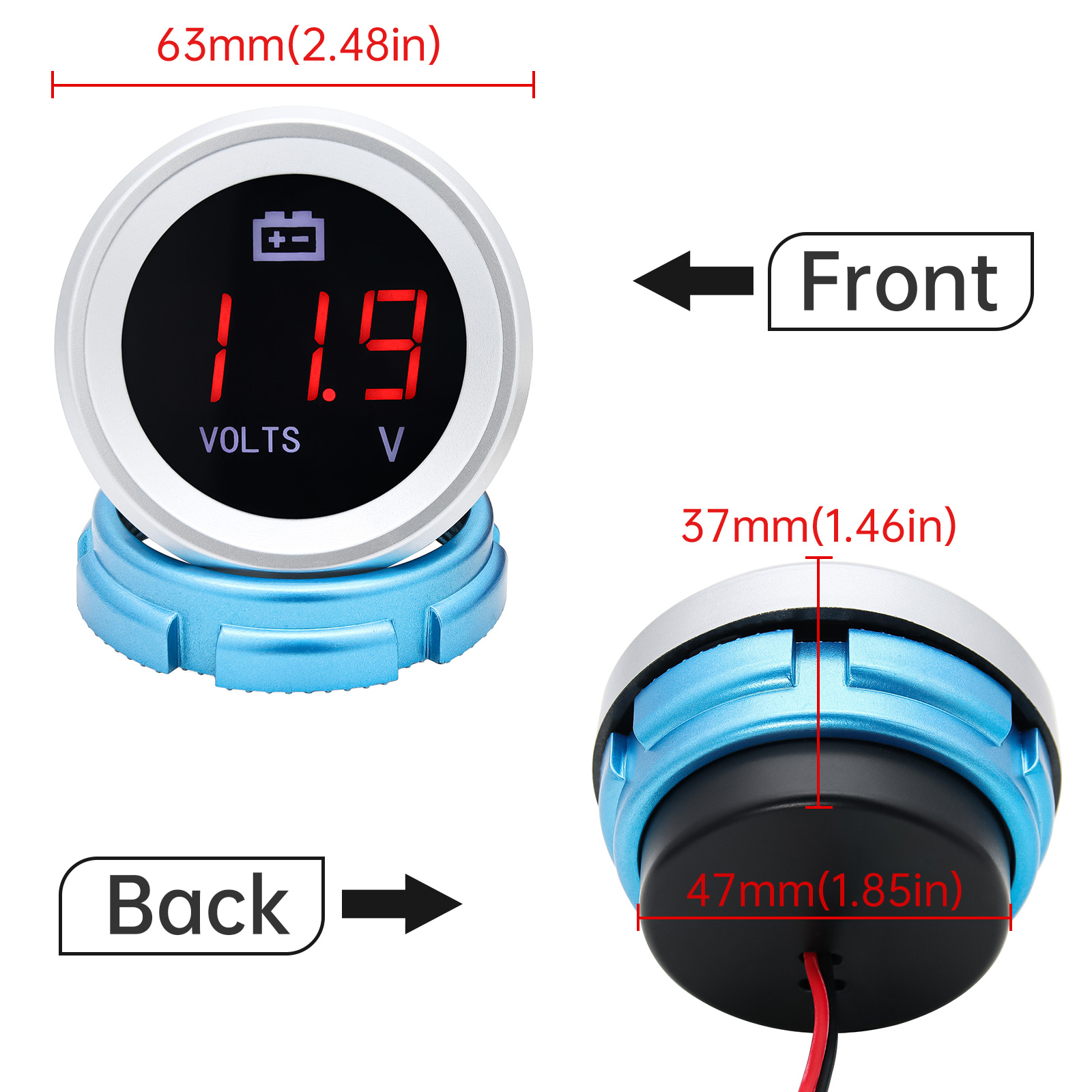 AD evrensel voltmetre 12V su g - Light Meter Incident incelemesi ve fiyatı